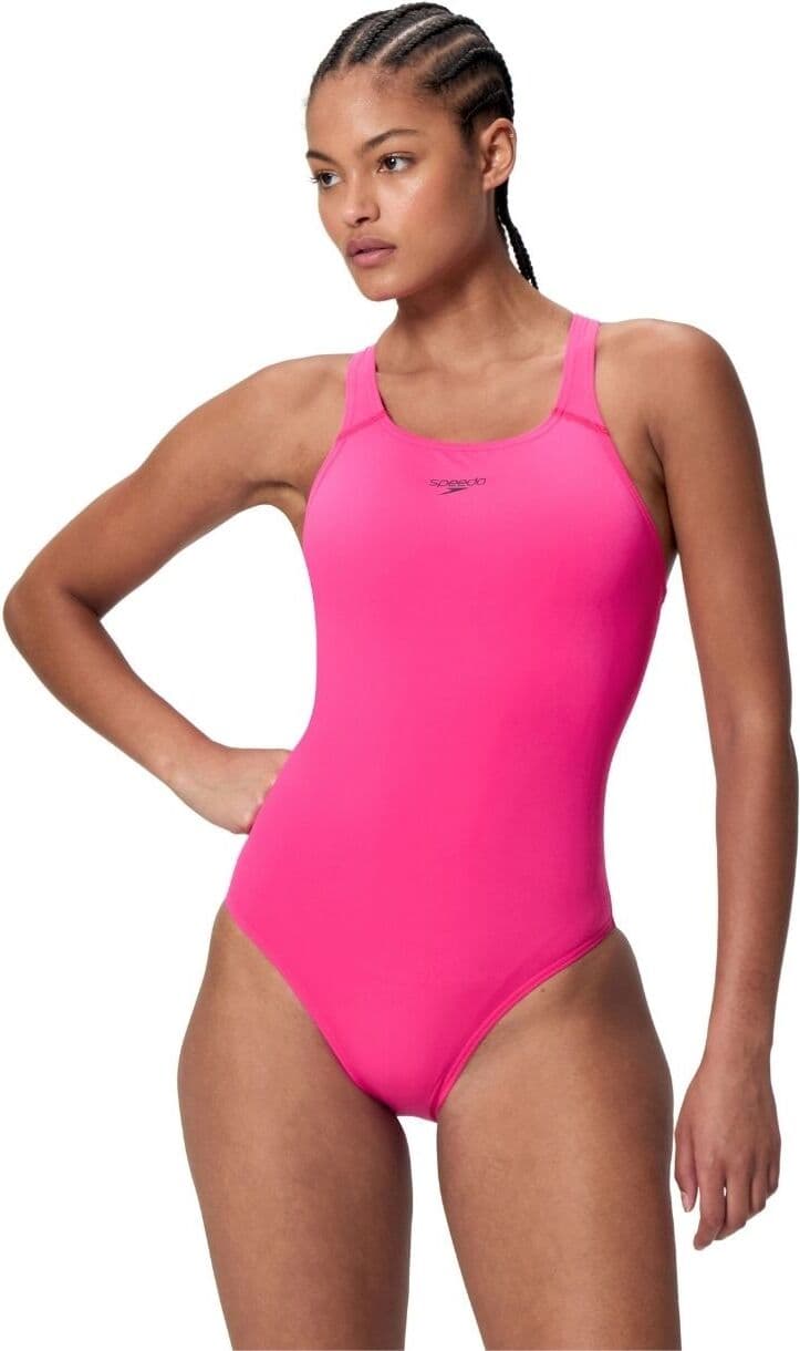 Speedo Bañador de natación para mujer Endurance+ Medalist .  (L) Rosa