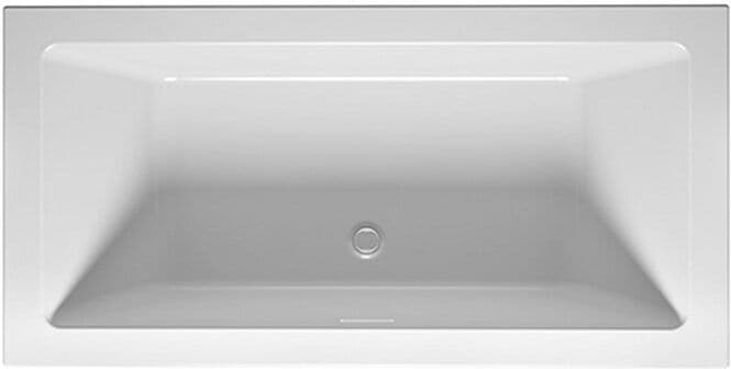 Riho Rethink Cubic 180x80cmwanna prostokątna + syfon biała matowa B106001105