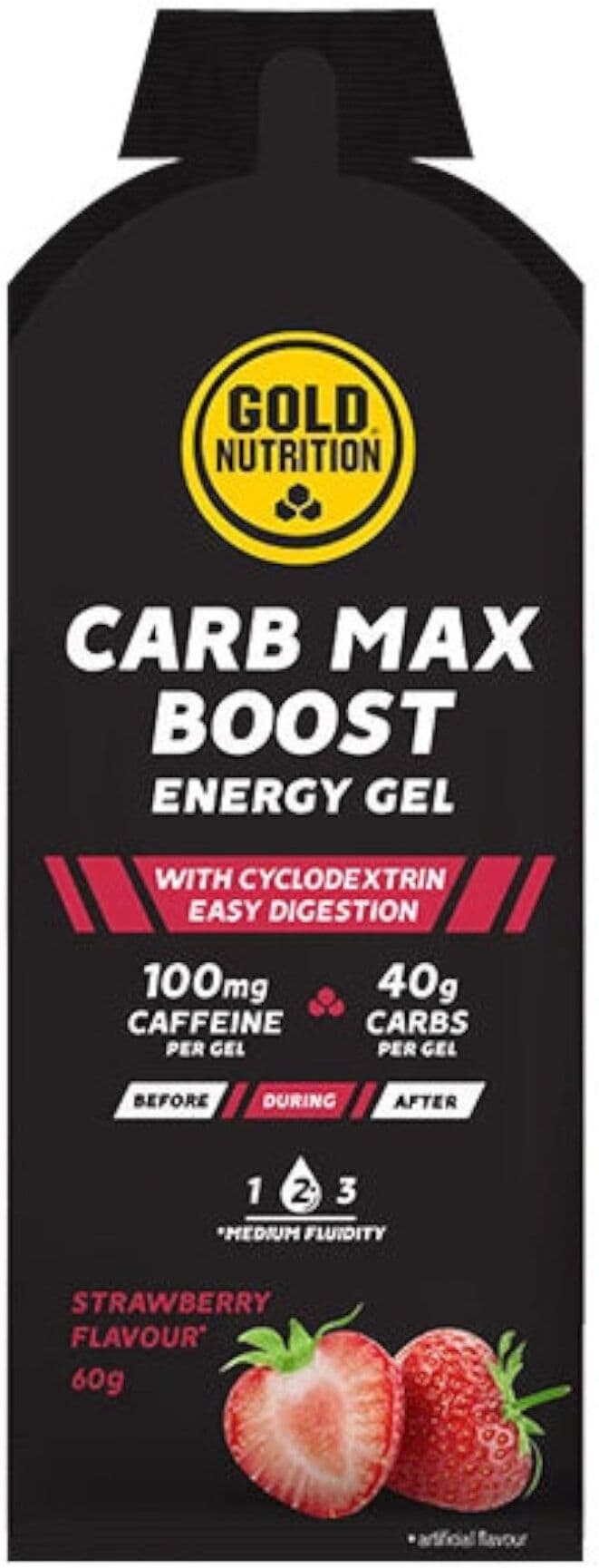 GOLD NUTRITION Carb Max Boost Energy Gel  60 Grammi 