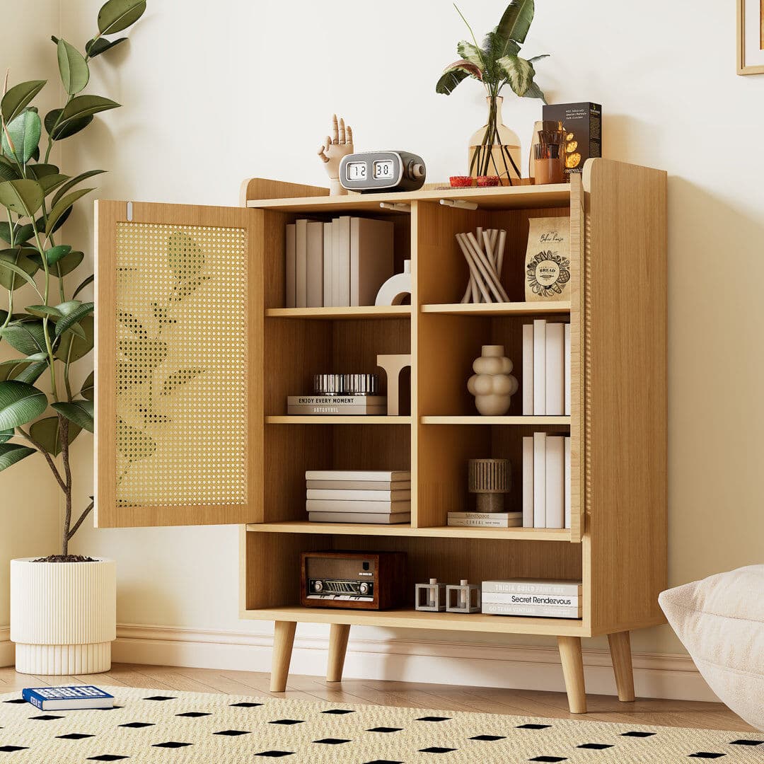 Ivy Bronx 16 - Pair Shoe Storage Natural Wood 16