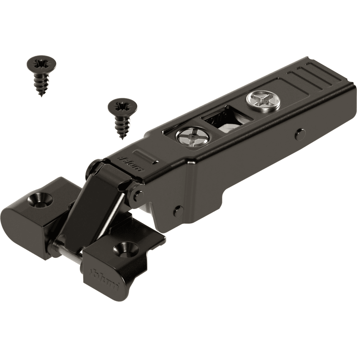 Blum Alurahmenscharnier Clip Top Eck 71T950A 95 Grad Onyxschwarz