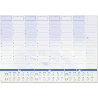 Sigel H7350 Schreibunterlage 3-Jahreskalender 2027, 2028, 2029 (B x H) 59.5 cm x 41 cm 30 Blatt 1 St. H7350