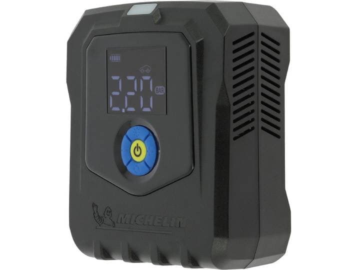 Michelin Elektrische Oplaadbare Bandenpomp - Draadloze compressor - Instelbaar op 10 bar - LED-licht - Voor autobanden fietsbanden sportballen