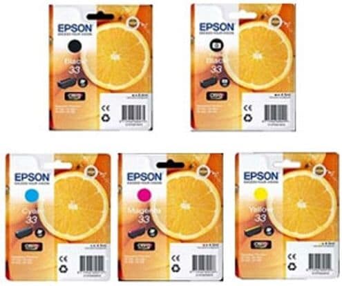 Epson 33 (T3337) Pack 5 colores