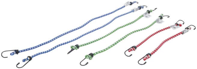 Jeu de tendeurs de bagages 300 / 450 / 600 mm 6 pièces BGS Do it yourself (85516)