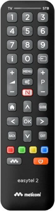Meliconi Easytel 2 Télécommande universelle pour contrôler jusqu'à 2 appareils !