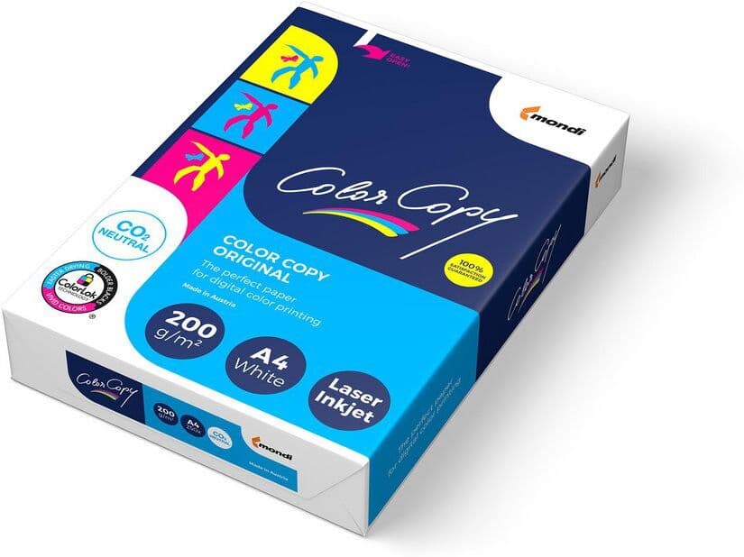 COLOR COPY Kopieringspapper A4 200g ohålat 250/fp