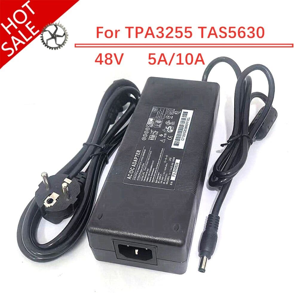 Southrol Amplifier GaN Power Adapter 48V 5A/10A Switch Power Supply Plug For AIYIMA TPA3255 TAS5630 Sound AMP EU US AU UK AC100-240V