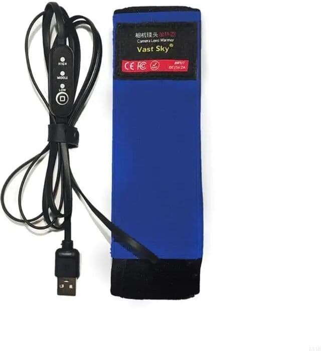 NONE Lens Warmer Dew Heater Strips for Telescopes and Camera 3 Gear Temperature Control Lens Warmer USB Universal Dew Warmer