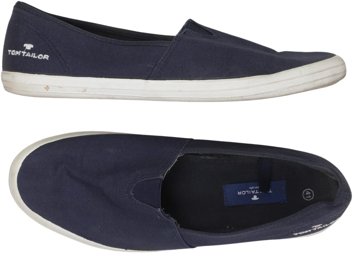 Tom Tailor Damen Sneaker, Marineblau, Gr. EU 41, kein / Etikett - Second Hand