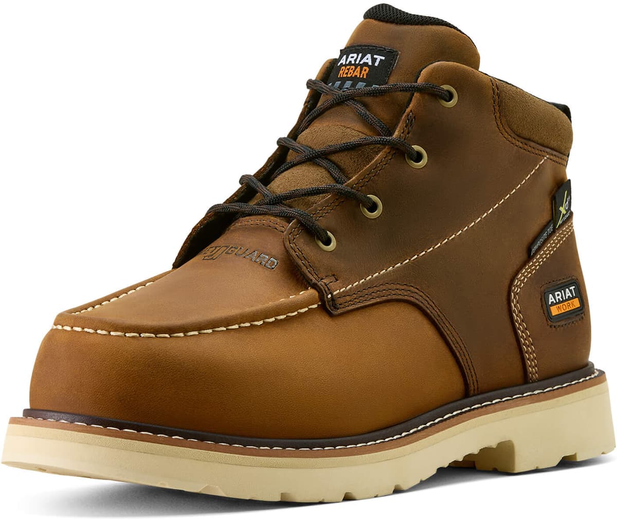 Men's Rebar Lift Chukka MetGuard Composite Toe Work Boots in Distressed Brown, Size: 10.5 D / Medium by Ariat