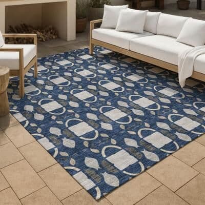 Addison Rugs Machine Washable Indoor/ Outdoor Modern Otis Chantille Rug