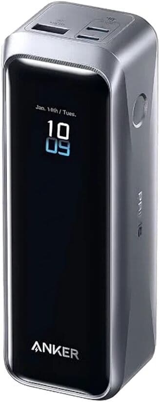 Anker Prime Power Bank, 20,100mAh 3-Port Portable Charger 220W Max Output, Two-Way Charging, TSA-Approved, App Control, for MacBook, iPhone 17 / 16 Series (Base Not Included)