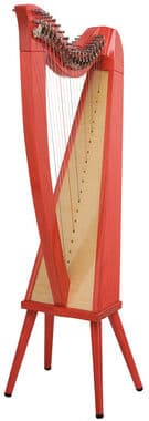 Thomann Celtic Harp Ashwood 19 TRD Translucent Red