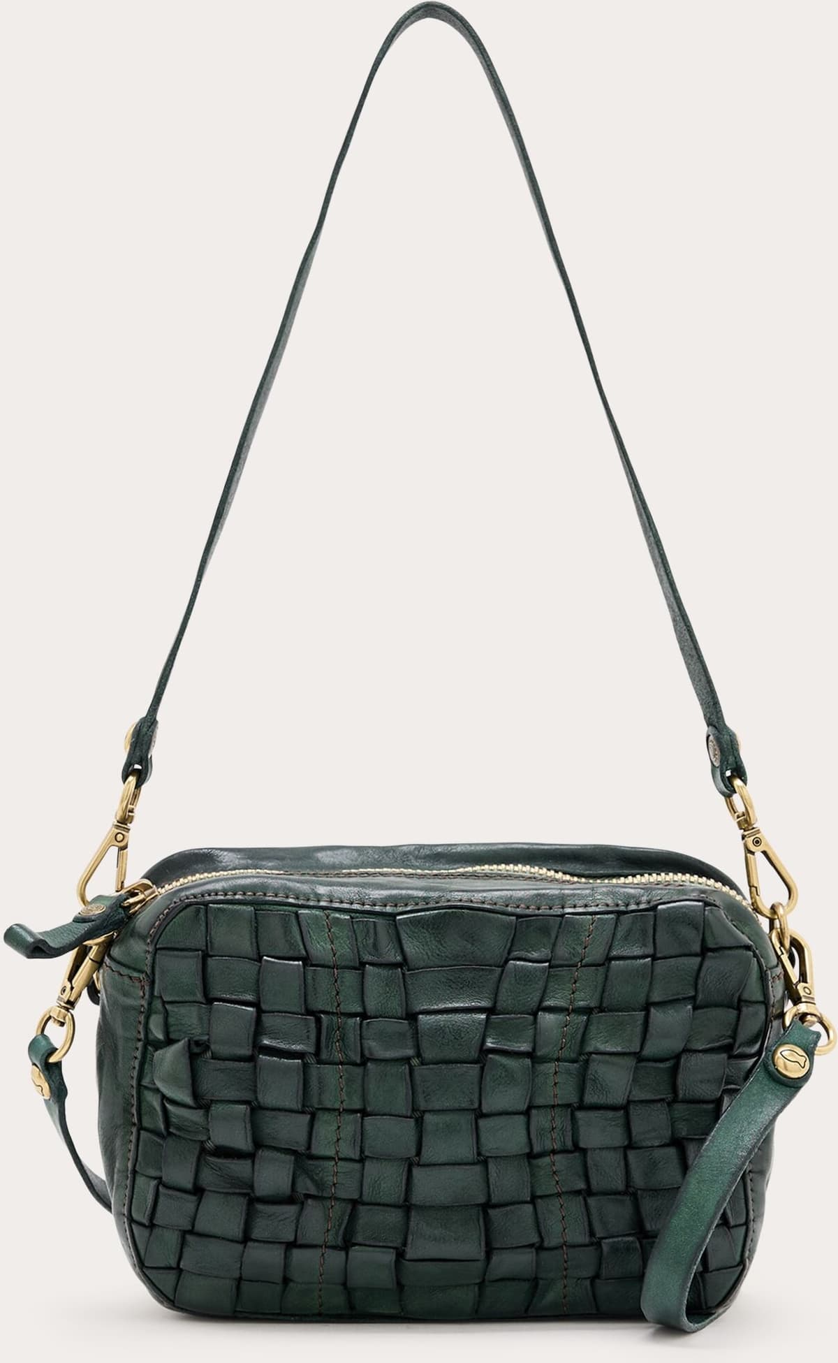 Campomaggi Bolso bandolera Edera de piel. Verde