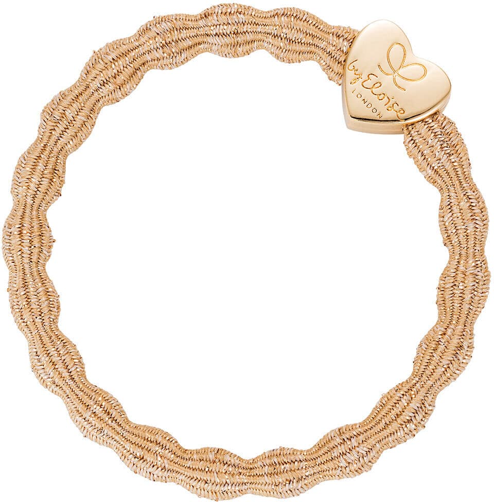 By Eloise London Metallic Gold Heart color Blueberry