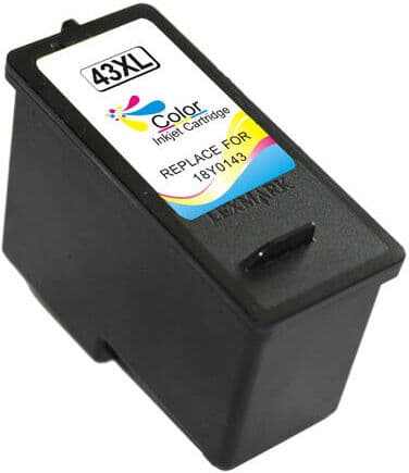 4PAPER Lexmark 43XL (18Y0143E/18Y0141E) Cor Compatível