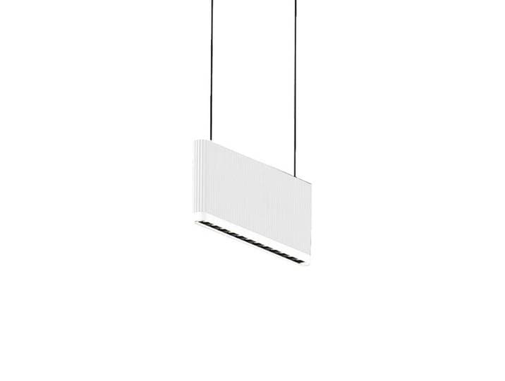 ROTALIANA lampe à suspension POCHETTE H1 (Blanc mat, 3000 K - Aluminium plissé)