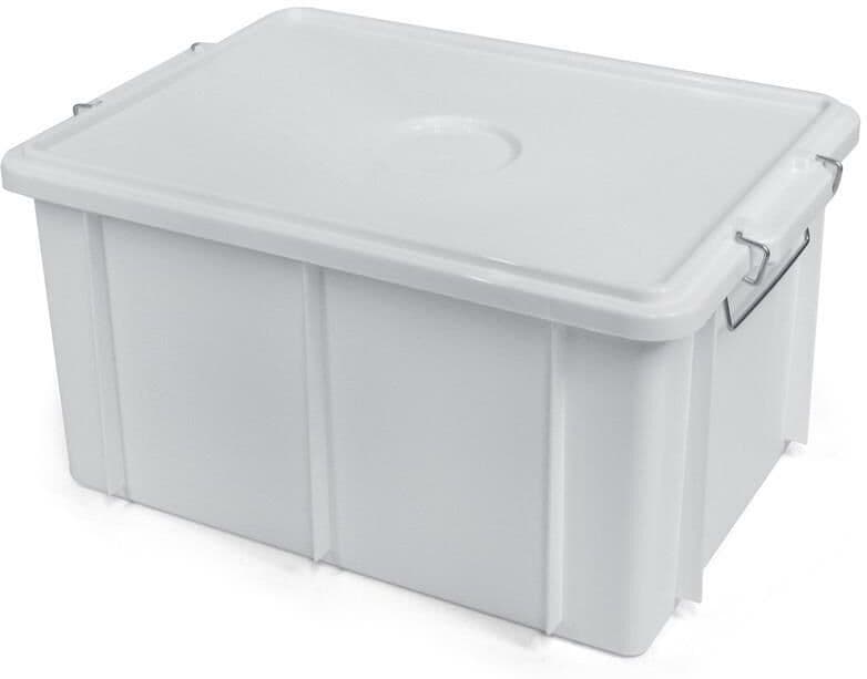 Giganplast Cassetta con Coperchio 45 x 35 cm Bianco Box