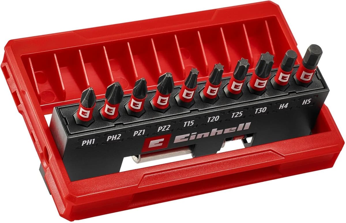 - Set di inserti Einhell Impact tascabile 11 pz