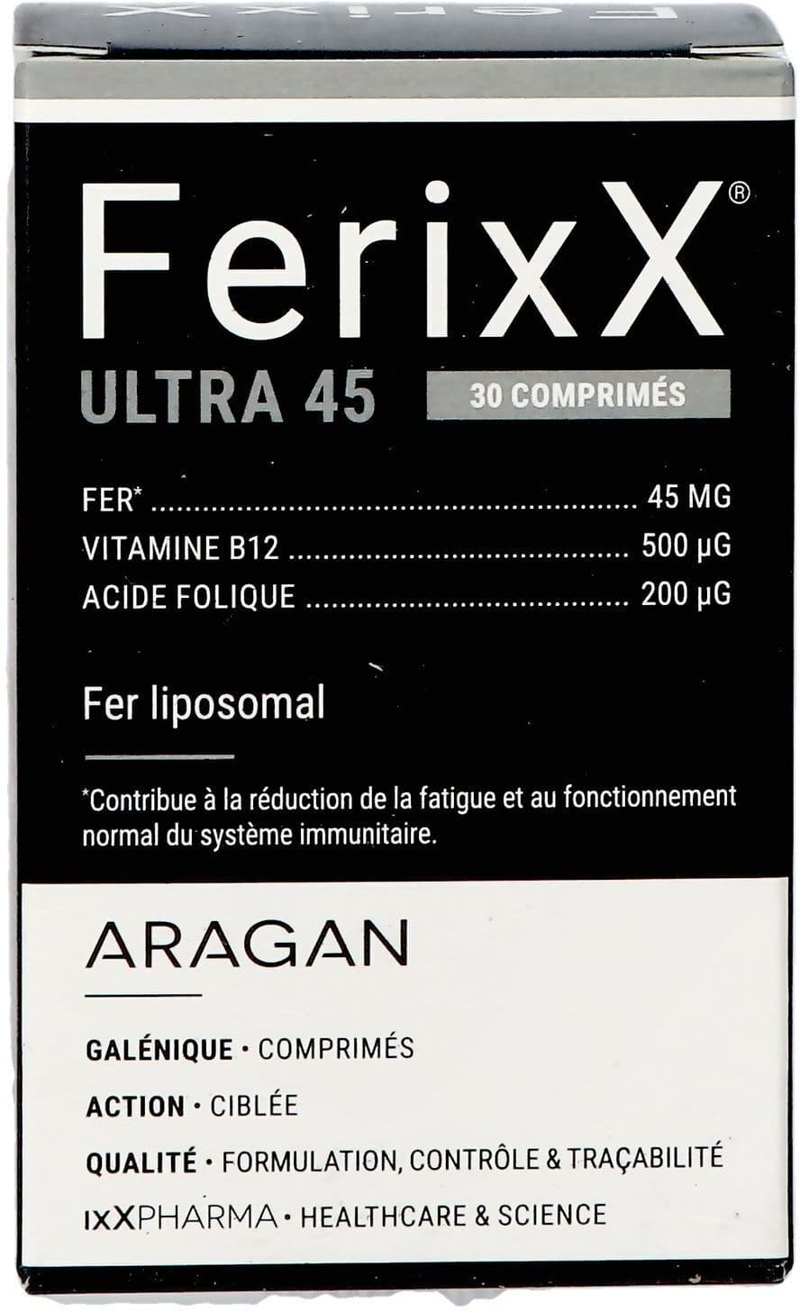 IXX PHARMA - Ferixx Ultra 45 30 Comprimés