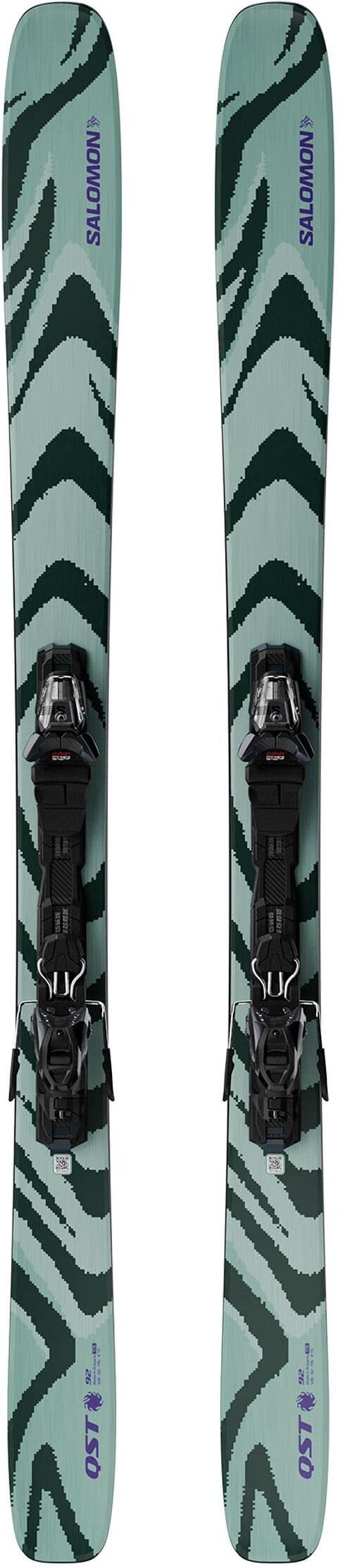 Salomon  - Pack Ski E Qst 92 - 168 + E M11 Gw Black Grey L100 - Ski