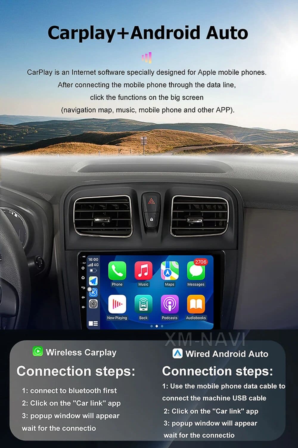 KJ-NAVI 9 Inch For Hyundai Casper 2021 + Car Radio GPS Navigation Multimedia Player Stereo Android Auto Carplay 4G WIFI BT DSP Head Unit