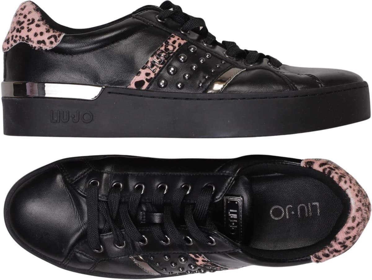 LIU JO Damen Sneaker, Schwarz, Gr. EU 38.5, kein / Etikett - Second Hand