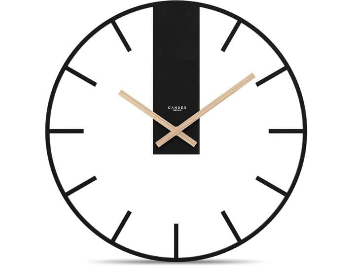Cander Berlin Juna XXL Wandklok Stil 40cm MDF Hout Zonder Tikken