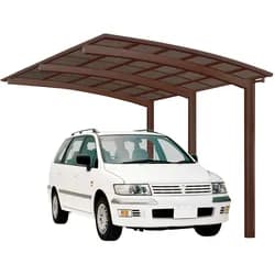 Ximax Carport Portoforte Typ 110 495 x 270 cm-mattbraun