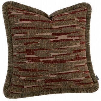 Artwood Bastino kuddfodral burgundy fransar