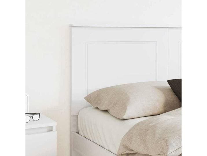 Gain de place@Armoire Tête de Lit - Tête de lit Moderne - Blanc - 100 cm - Bois d'ingénierie - 163x7x100 cm_024271 - 1parcel