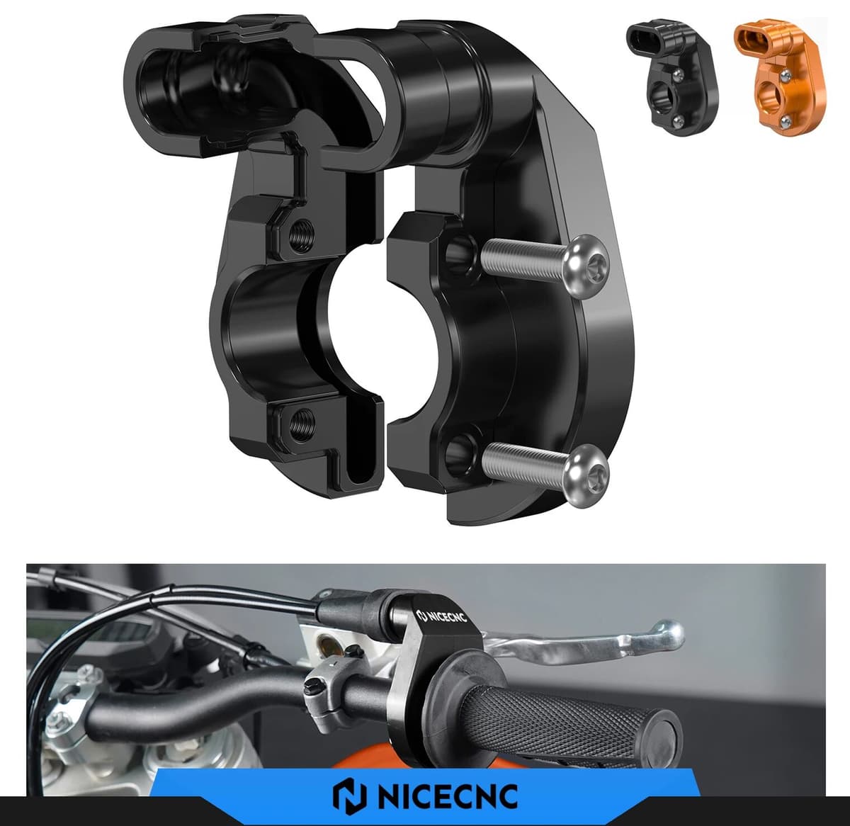 NICECNC 2025 2024 For Husqvarma TE 300 TE FE 501 450 350 300 250 200 150 125 TC FC TX FX 2023 Throttle Housing Guard Protector Aluminum