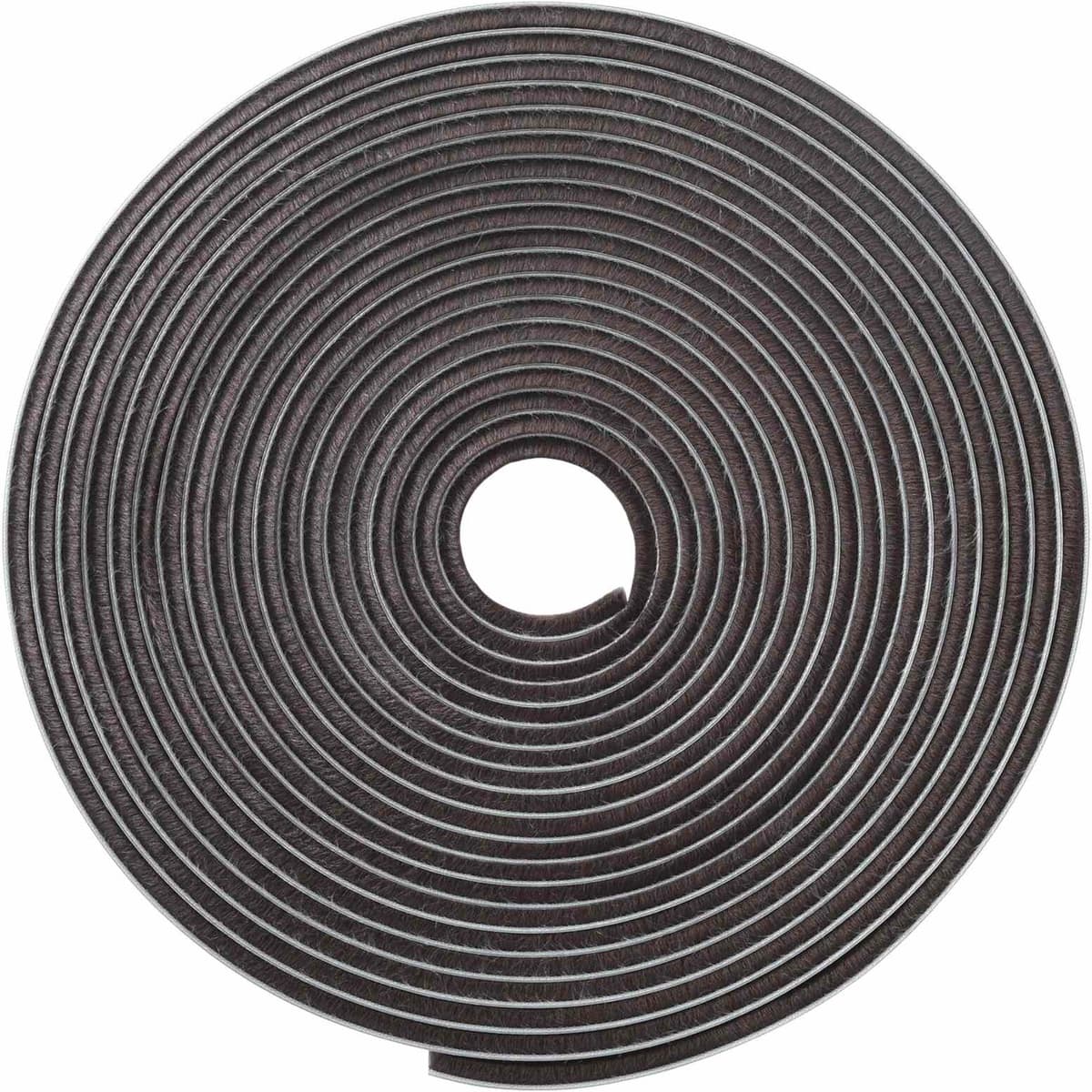 vidaXL Joint brosse autocollant pour porte 10 m PP Marron