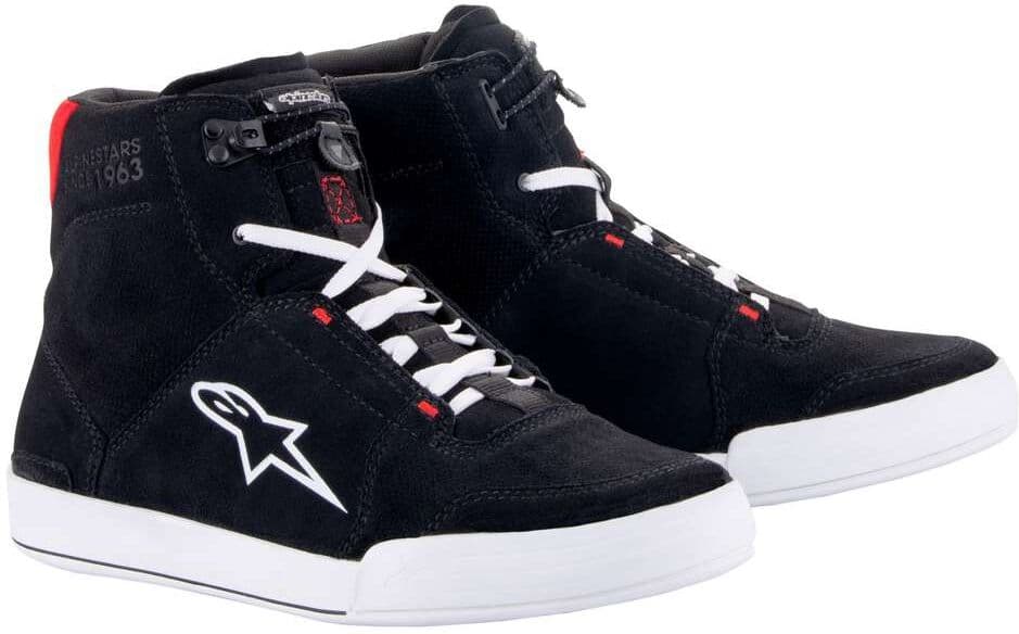 Scarpe Moto Casual Alpinestars CHROME Rosso Bianco Nero Ross taglia 13