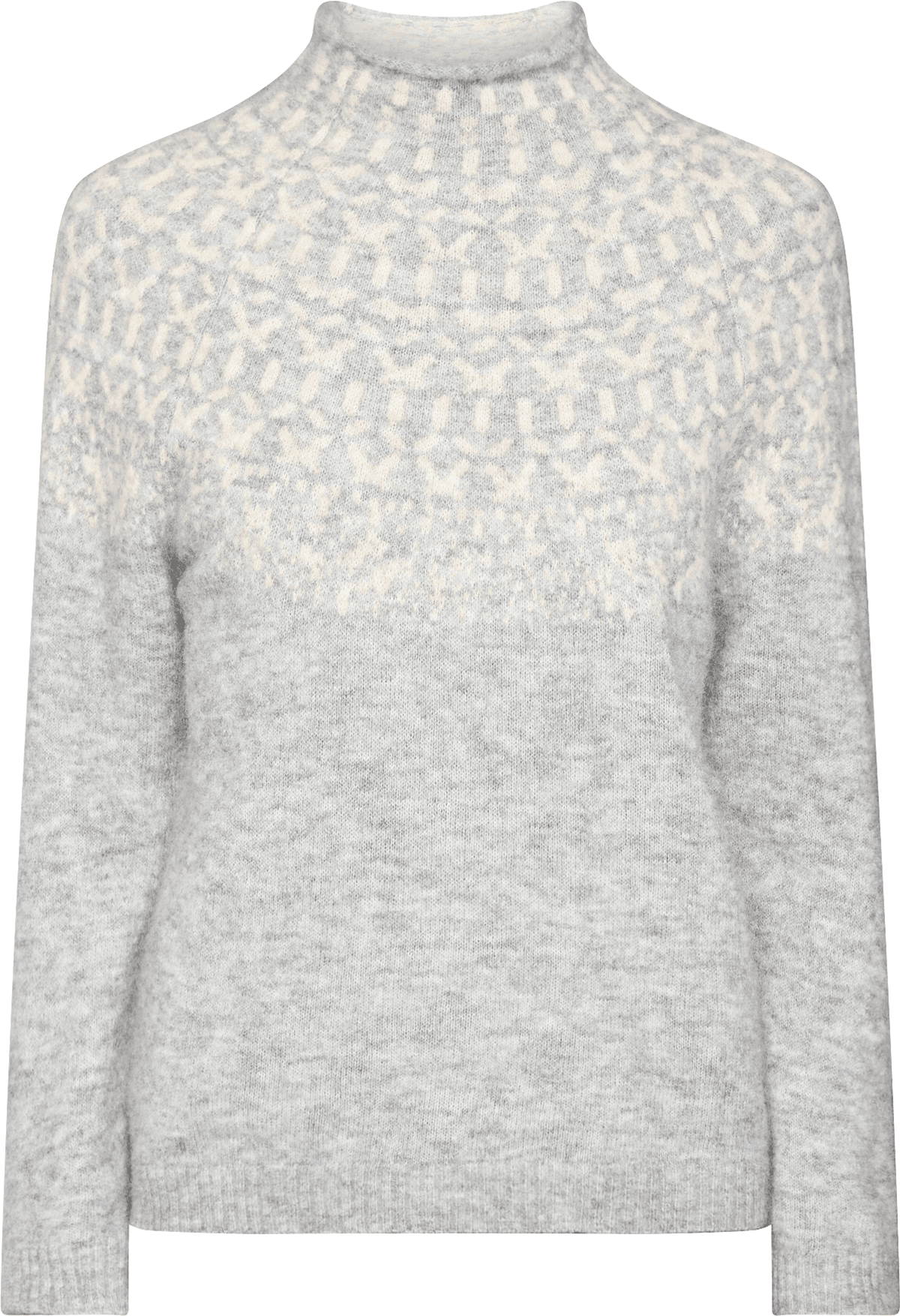 REDGREEN WOMAN Grå Striktrøje I Str. Extra Large - Til Damer - Fra Redgreen Grey Melange XL
