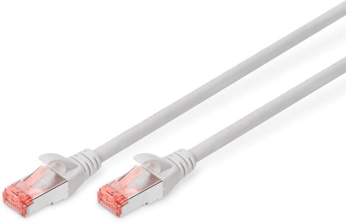 Digitus S/FTP RJ45 Cat.6 LSOH Snagless 0.5m Ivory 10pcs. DK-1644-005-10