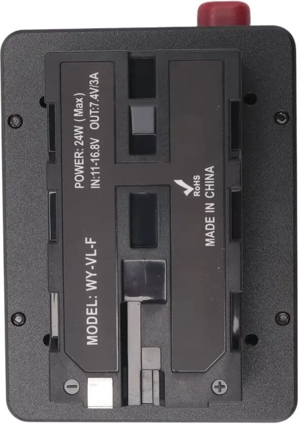 NONE AT42 V Mount V-Lock Battery to NP-F F550 F570 F750 F970 Dummy Battery Converter Plate D-Tap for LED Light Monitor V-Mount