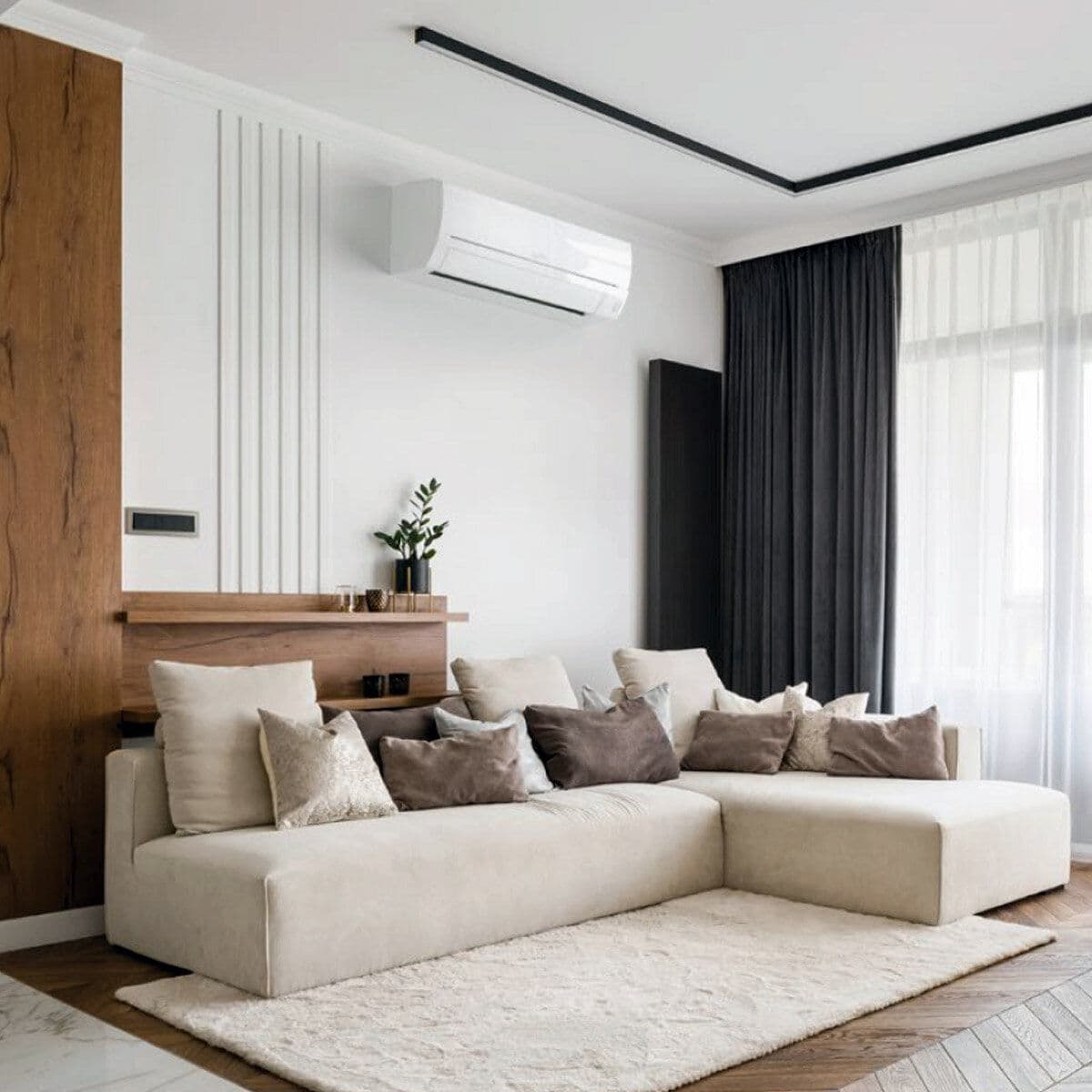 Mitsubishi Condizionatore MSZ-HR dual split 9000+12000 BTU inverter A++ esterna 5,0 kW