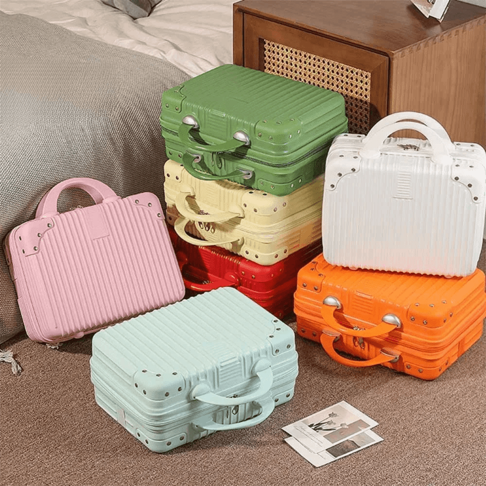 NONE s 14 inch Travel Suitcase Hand Mini Cosmetic Box Travel Organizer Boarding Case For Women