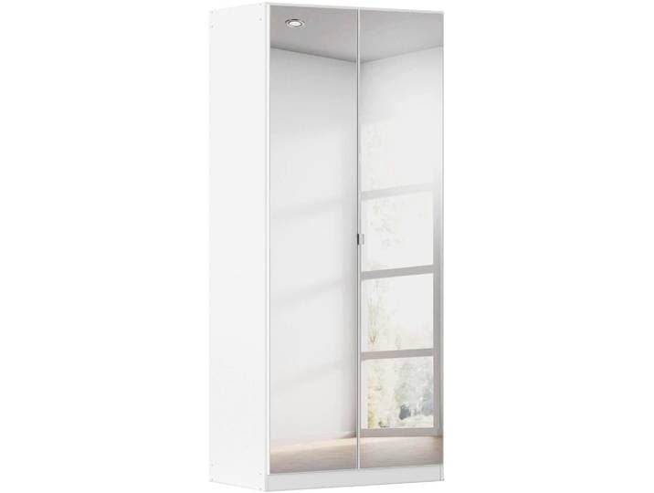 Kleiderschrank OTTO HOME Mehrzweckschrank Aktenschrank Möbel Mietswohnung Schlafzimmer OTELI , weiß (alpinweiß), B:91cm H:210cm T:54cm, Holzwerkstoff, Schränke, Kleiderschrank, mit zusätzlichen Einlegeböden, optional mit Spiegel MADE IN GERMANY