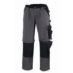 Bundhose 2in1 320g/m2 "CANVAS" Cordura - 46 - grau