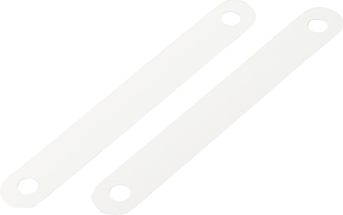 SPRINTIS 1000 Unità - Pressino plastica, 95 x 12 mm, bianco, PVC rigido