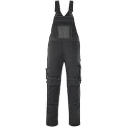 MASCOT Leipzig Latzhose mit Knietaschen UNIQUE Schwarz / Dunkelanthrazit 50 - 12069-203-0918-82C50 - Schwarz / Dunkelanthrazit