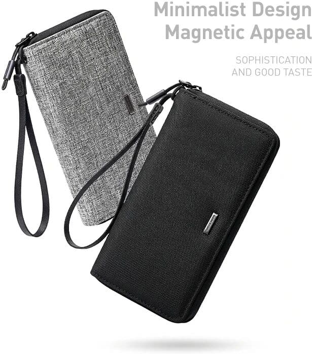 MARK RYDEN Anti-drop Long Wallet Multi Card Slots Oxford Purse Wrist Strap Phone Holder for Daily Carry