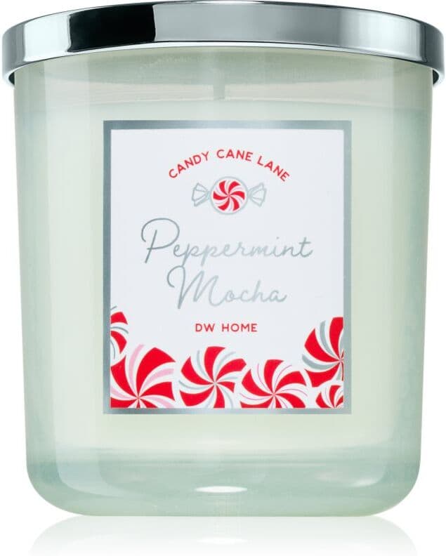 DW Home Candy Cane Lane Peppermint Mocha αρωματικό κερί 264 γρ