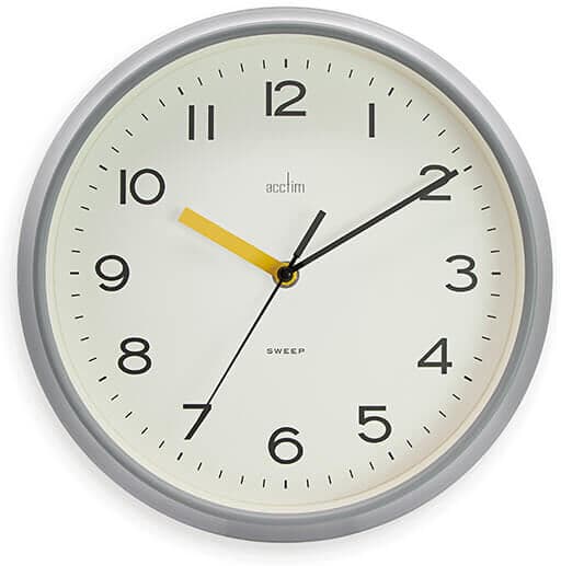 Acctim Rhea Pigeon Grey Wall Clock