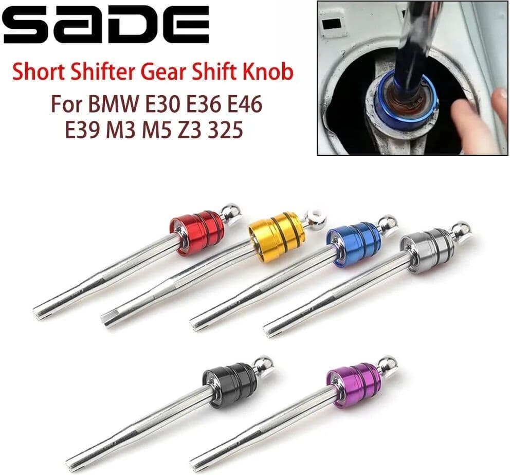 sade Short Shifter Quick Gear Kit Quicker Shift For BMW E30 E36 E46 E39 M3 M5 Z3 325 Short Shifter Gear Shift Knob SK-1021