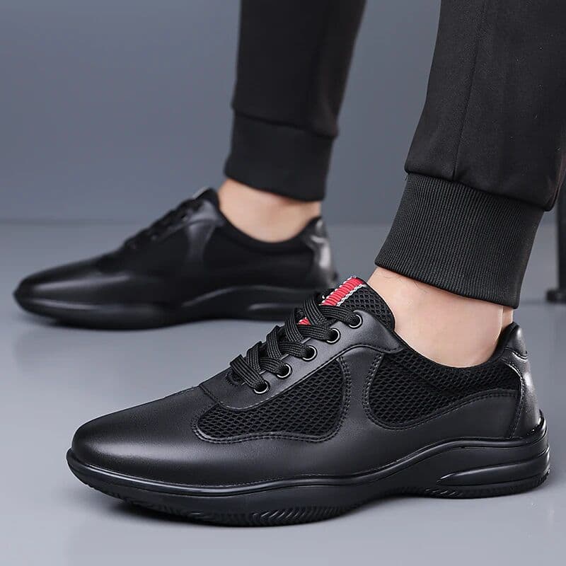 NONE Big Size44 Summer Shoes for Men Breathable White Men's Sneakers  Fashion Walking Shoes Man Tenis Masculino Zapatillas Hombre