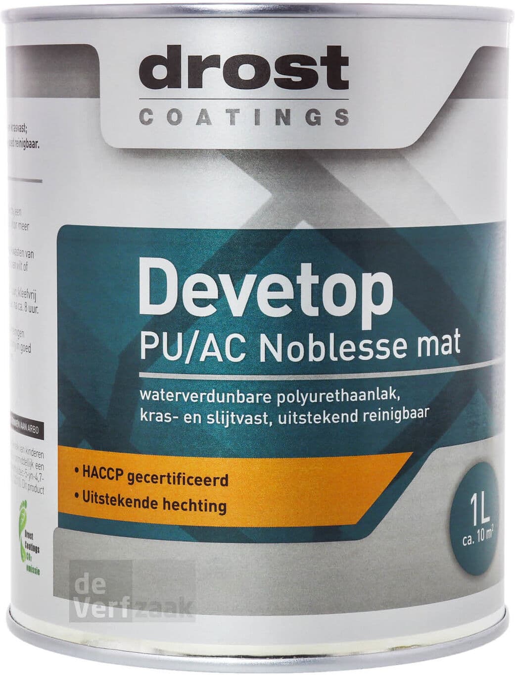 Drost Devetop PU/AC Noblesse Mat - 2,5 Liter - Wit / Kleur   8718836694325   Verf   Lakverf Binnen